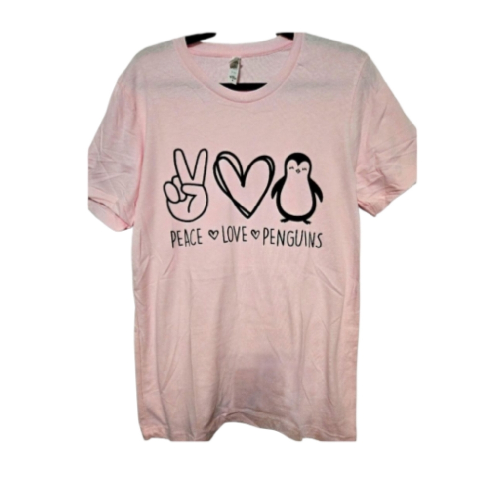 🐧PEACE LOVE PENGUINS SHIRT